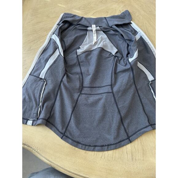 Lululemon Define Jacket SLIMMIMG Stripes Full Zip walking outdoor gym womens 6 - Picture 12 of 14
